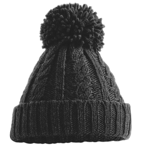 Beechfield Cable Knit Melange Beanie Thumbnail